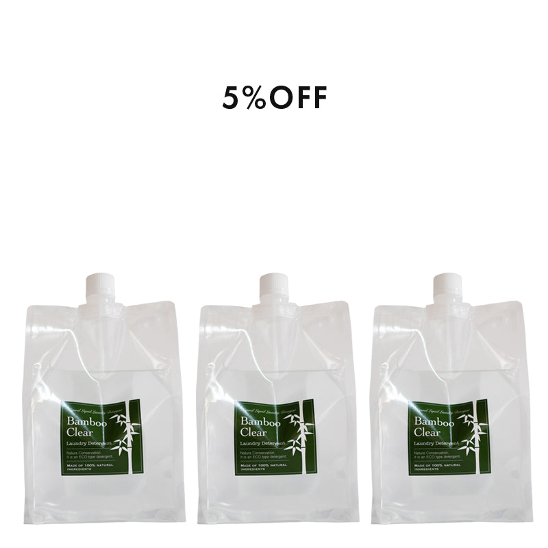 バンブークリア詰替用|3袋5%OFF