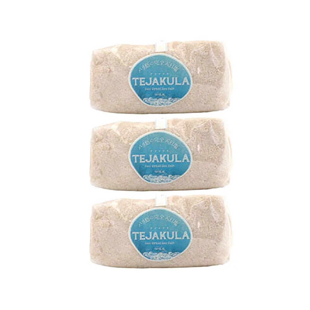 テジャクラの塩|粗塩500g3袋