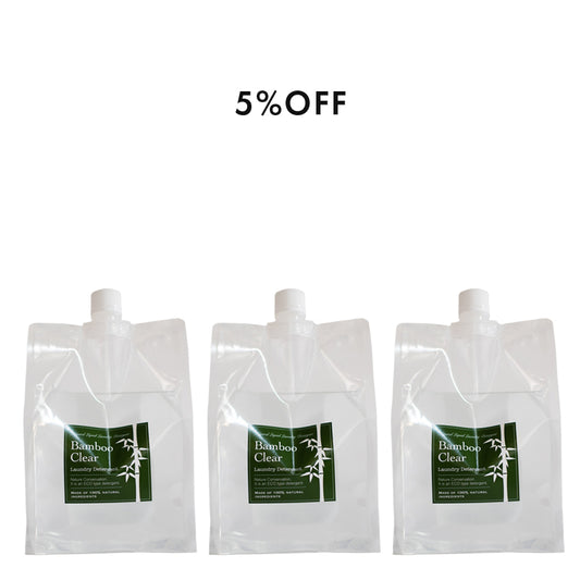 バンブークリア詰替用｜3袋5％OFF