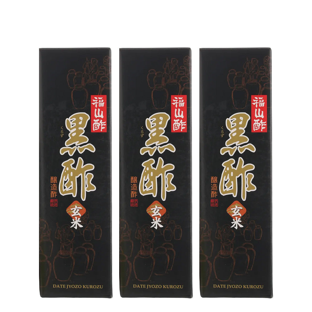 発売記念20％OFF：南国薩摩の生まれの玄米黒酢3本セット