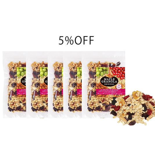 シリアル｜メープルグラノーラ　オリジナル5個セット