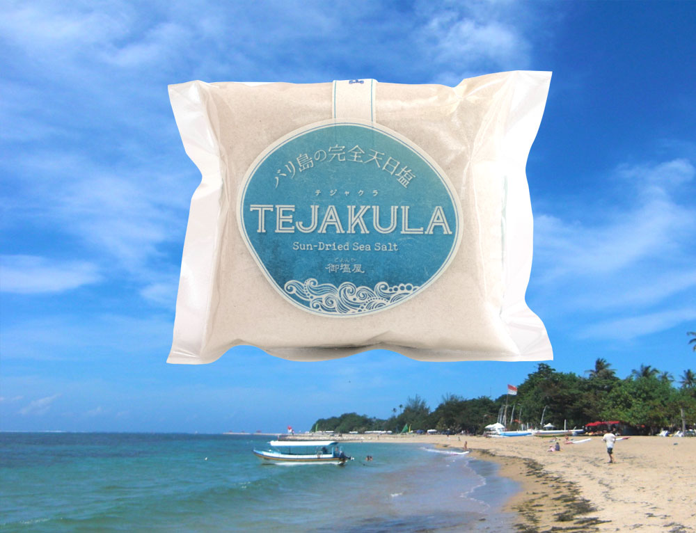 TEJAKULA　バリ島の完全天日塩【石臼挽きパウダー】詰め替えパック500g