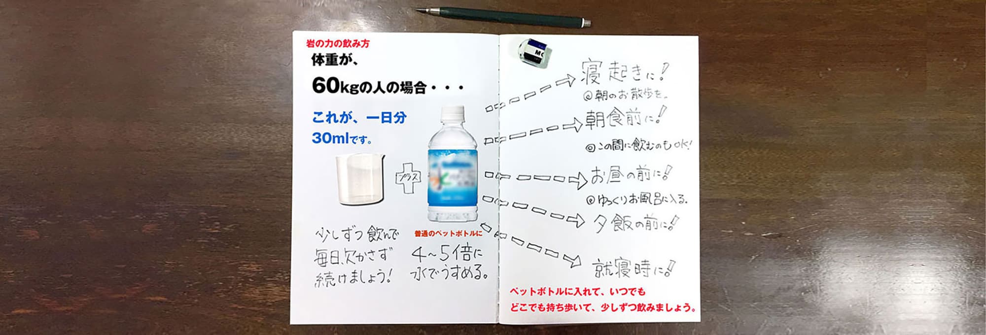 諦めない人の超ミネラル水:岩の力